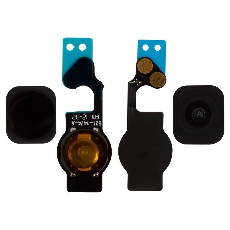 Шлейф для iPhone 5, кнопки Home, чорний