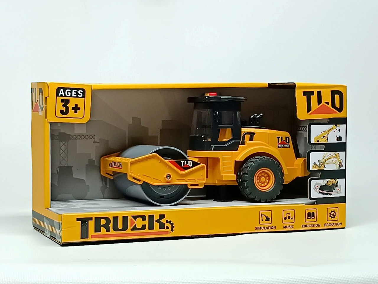 Спецтехніка Yi wu jiayu Каток "Truck" музичний 25 см 584-5