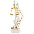 Декоративна статуетка "Феміда" з полістоуну від італійського бренду Veronese висота 32 см, фото 2