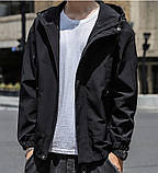 Куртка ветровка чоловіча молодіжна з капюшоном, фото 5