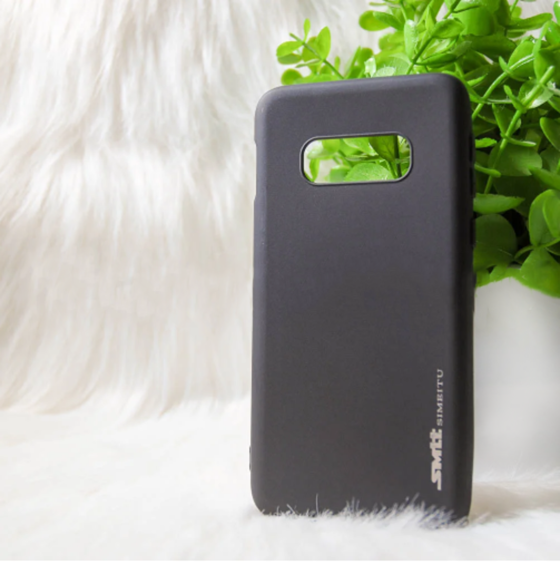 Силіконовий чохол Samsung S10e/S10 Lite "SMTT" Чорний (black)
