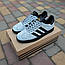 Чоловічі кросівки Adidas Gazelle (сіро-чорні) стильні повсякденні кроси 11065 Адідас vkross, фото 10