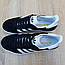 Чоловічі кросівки Adidas Gazelle (сіро-чорні) стильні повсякденні кроси 11066 Адідас vkross, фото 9