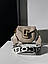 Жіноча сумка Marc Jacobs Small Saddle Bag Beige (бежева) маленька молодіжна стильна сумочка KIS02187 vkross, фото 10
