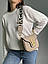 Жіноча сумка Marc Jacobs Small Saddle Bag Beige (бежева) маленька молодіжна стильна сумочка KIS02187 vkross, фото 7