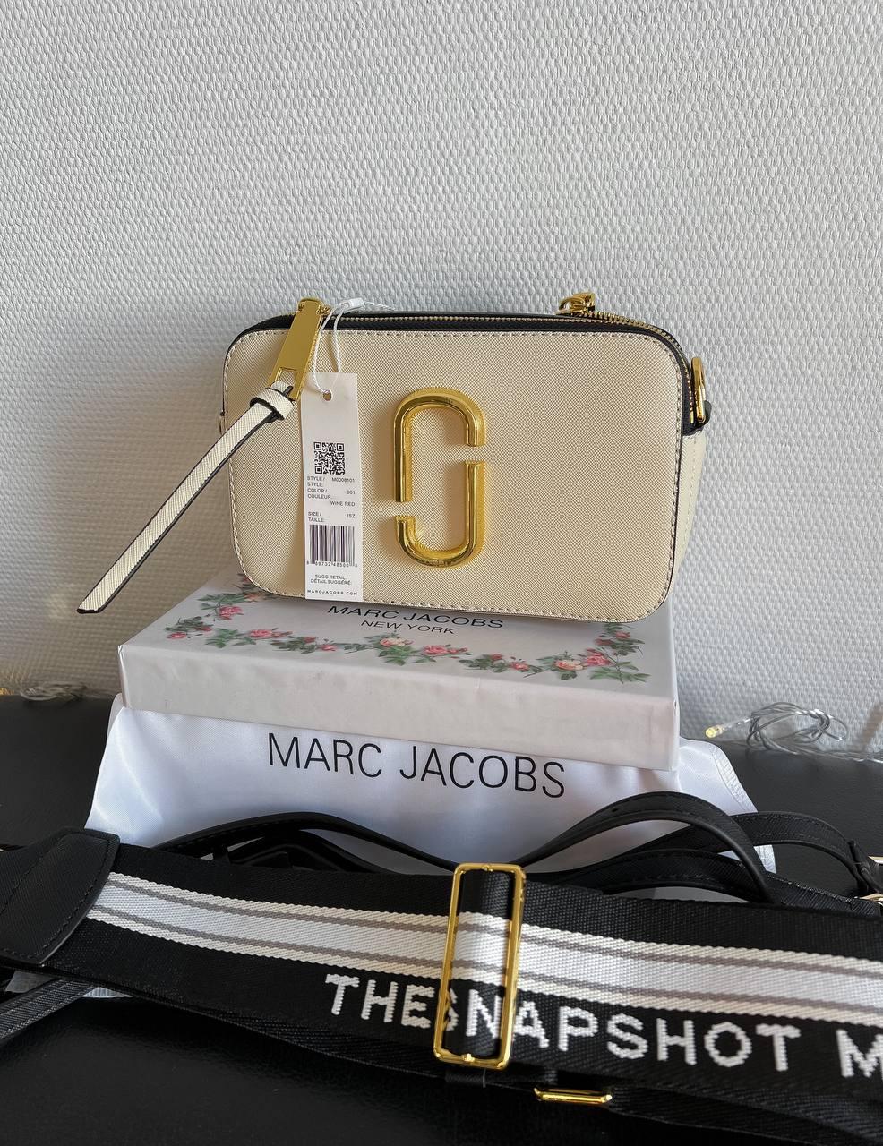Жіноча сумка Marc Jacobs Light Beige Premium (бежева) модна маленька сумочка для дівчини Gi91028 vkross