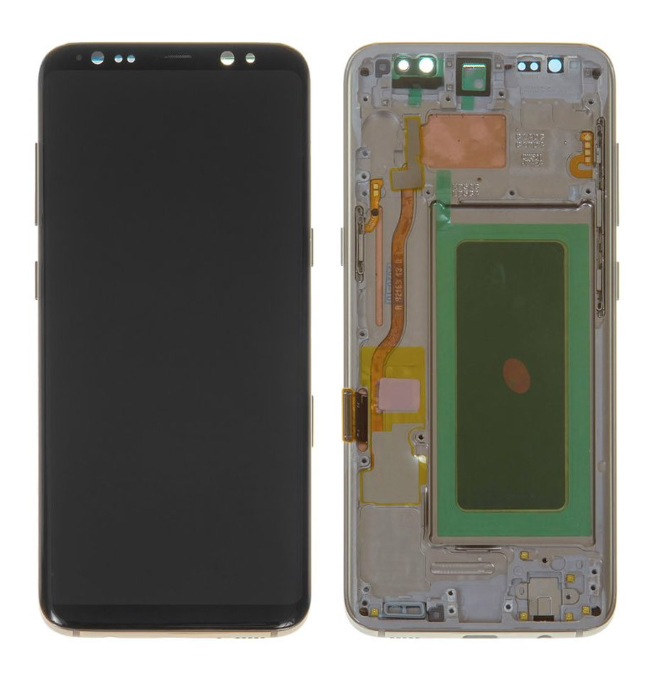 Модуль для Samsung Galaxy S8, Samsung G950F,G950FD, золотистий,дисплей + сенсор