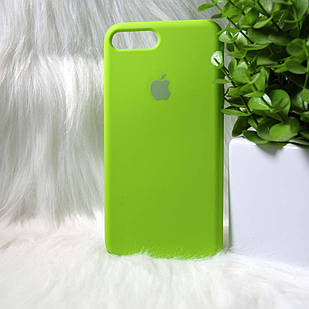 Силіконовий чохол Apple Original Silicone case iPhone 7 Plus /8 Plus Green (зелений)