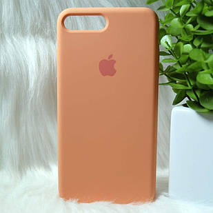 Силіконовий чохол Apple Original Silicone case iPhone 7 Plus /8 Plus Peach (персиковий)