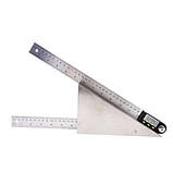 Кутомір електронний (транспортир, мала) з лінійкою 300 мм PROTESTER 5422-300, фото 2