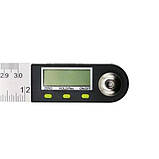 Кутомір електронний (транспортир, мала) з лінійкою 300 мм PROTESTER 5422-300, фото 4