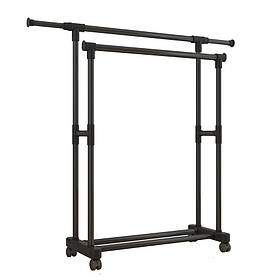 Телескопічна стійка-вішалка для одягу та взуття Double Pole JL-DSG-8641 78x150x42 см (3_03976)