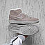 Чоловічі зимові кросівки Nike Air Air Jordan 1 Retro Grey Winter (сірі) високі замшеві на хутрі art 2520 vkross, фото 9