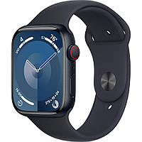 Смарт-годинник Apple Watch Series 9 GPS + Cellular 45 mm Midnight Alu. Case w. Midnight S. Band - M/L (MRMD3)