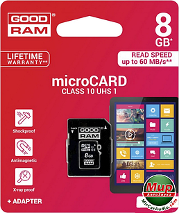 Карта пам'яті 32GB GoodRam class 10 microSD