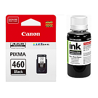 Картридж Canon PG-460 Black + Чорнило ColorWay CW-CW445BK01 100мл