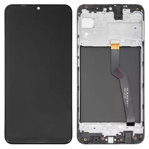 Модуль для Samsung Galaxy M10, Samsung M105 чорний, дисплей + сенсор з рамкою Original