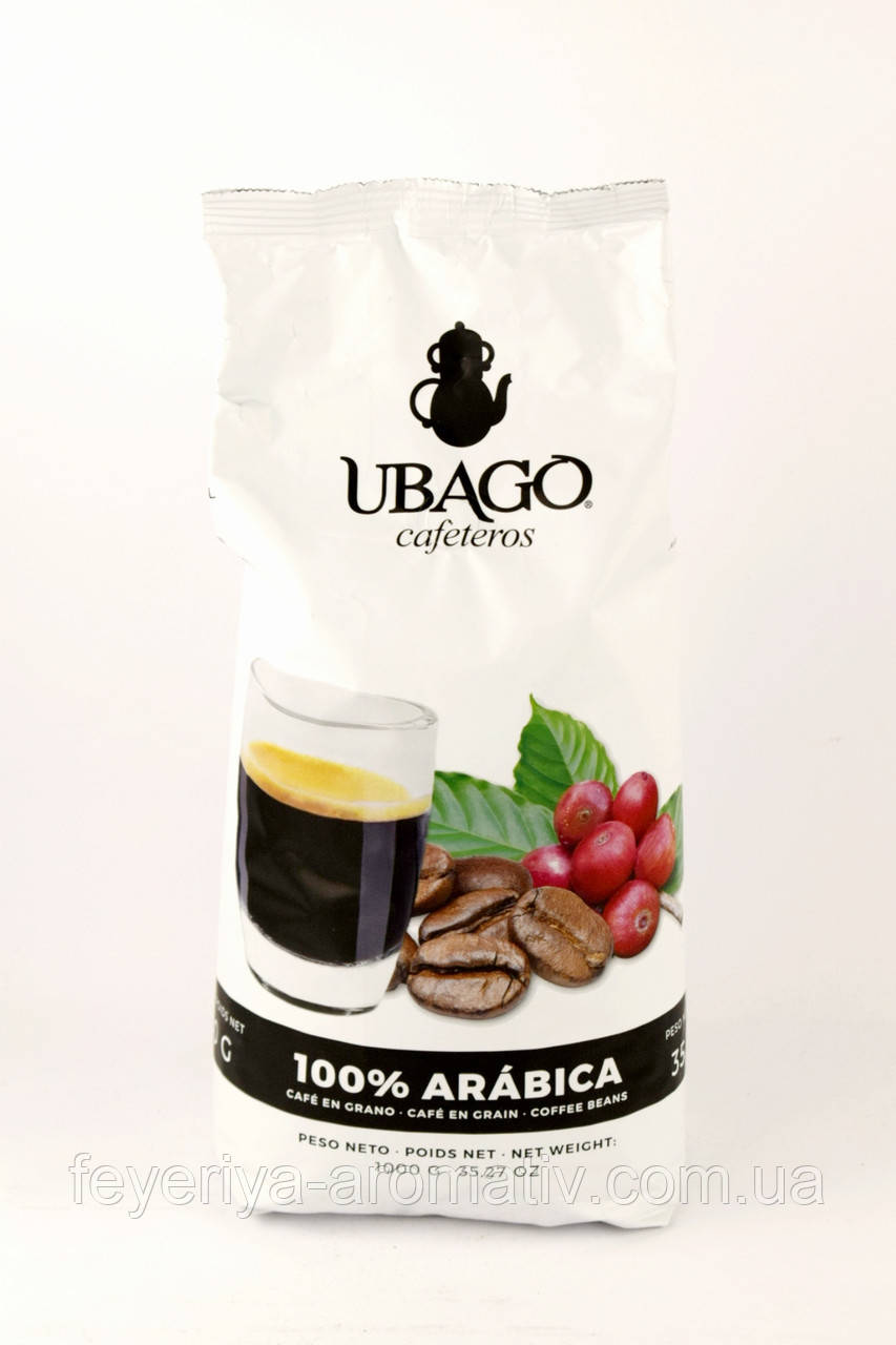 Кава в зернах Ubago Cafeteros Arabica 100% 1 кг Іспанія