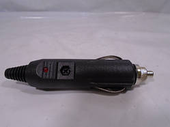 Штекер, вилка прикурювача автомобільний, універсальний із запобіжником