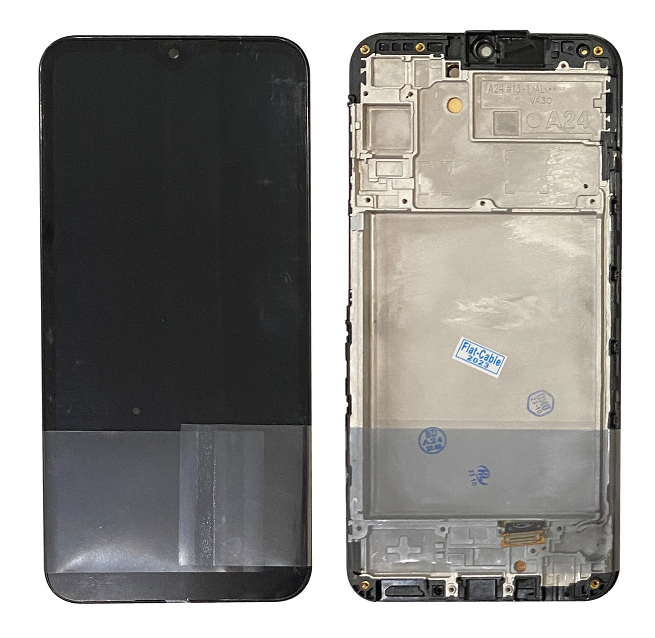 Дисплейний модуль (екран) для Samsung A245F Galaxy A24 Чорний У рамці (PRC)