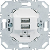 Механизм USB розетки, белый Berker 260209