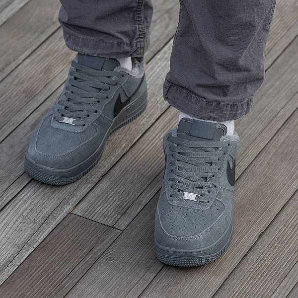 Nike af1 grey suede 2025