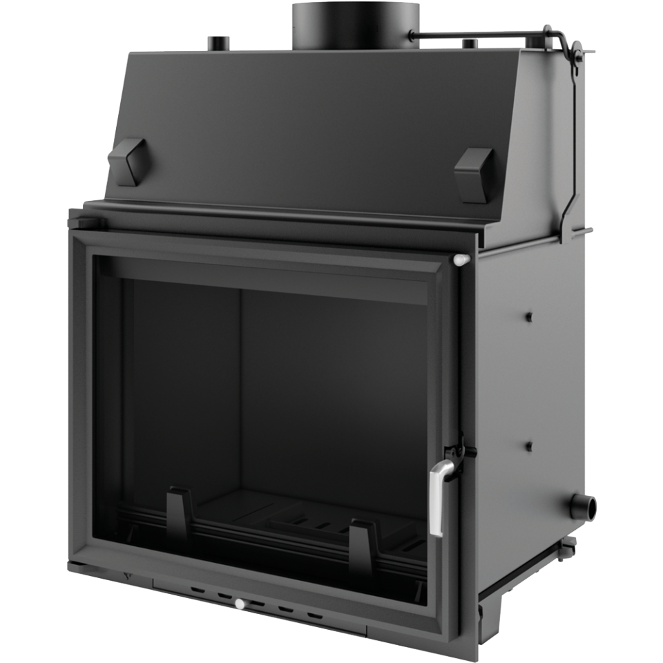 Топка з водяним контуром Kratki AMELIA 24 + змійовик, фото 1