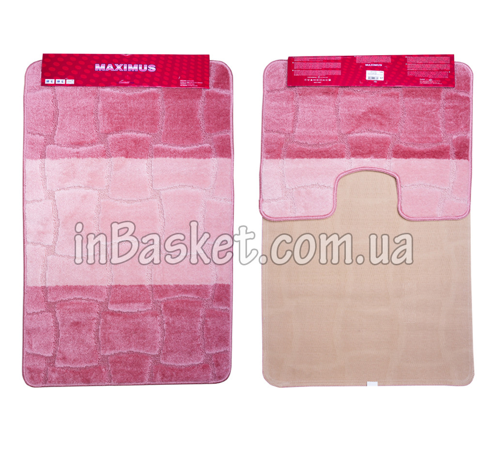 Комплект килимків для ванної "Pink horizon"