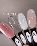 Гель для нарощування Saga Veil Gel 09, фото 4