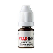 Пігмент для татуажу брів STARINK MEDIUM BROWN, 5 мл