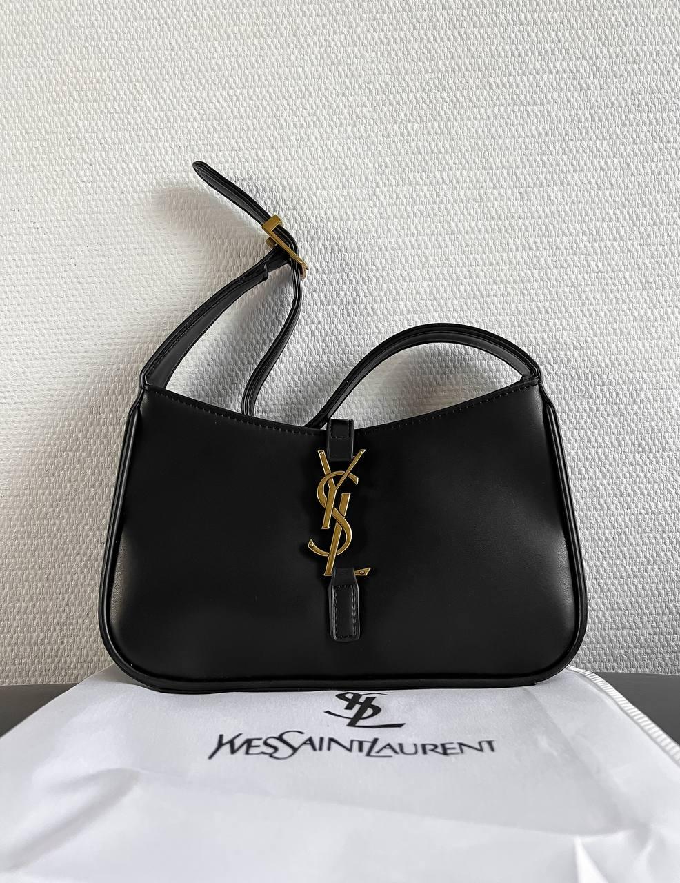Жіноча сумка Yves Saint Laurent Black Premium (чорна) маленька повсякденна сумочка Gi91001 vkross