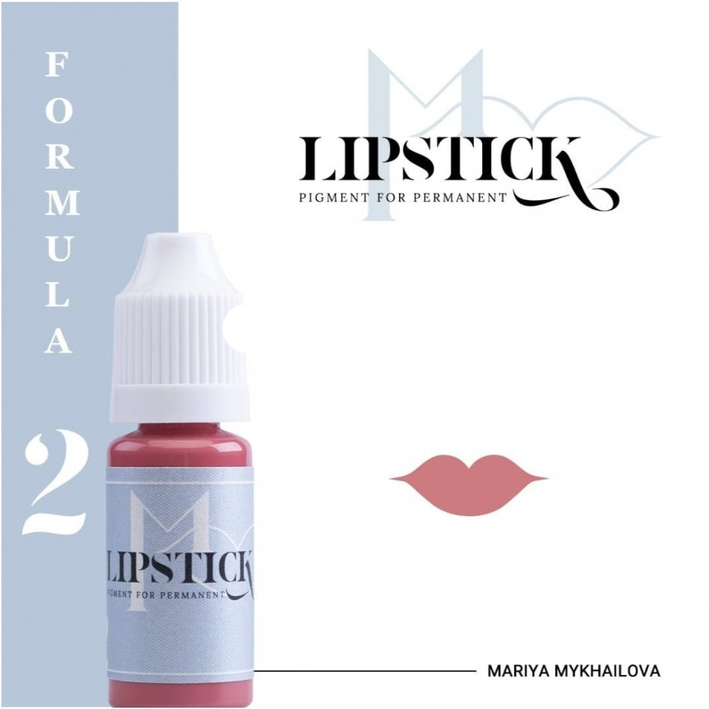 Пігмент для татуажу губ Lipstick - F2 "Пастельно - рожевий", 10 мл