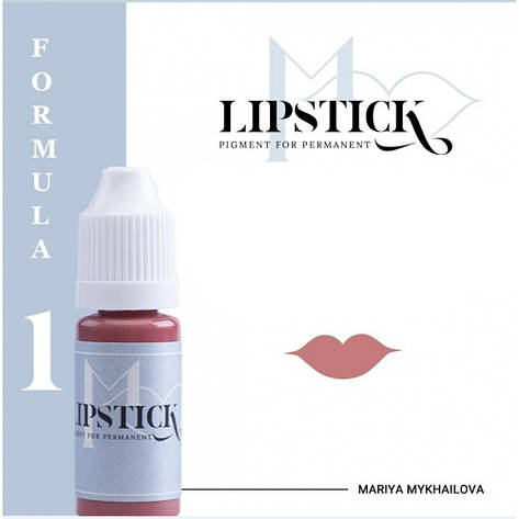 Пігмент для татуажу губ Lipstick - F1 "Пильна троянда", 10 мл., фото 1