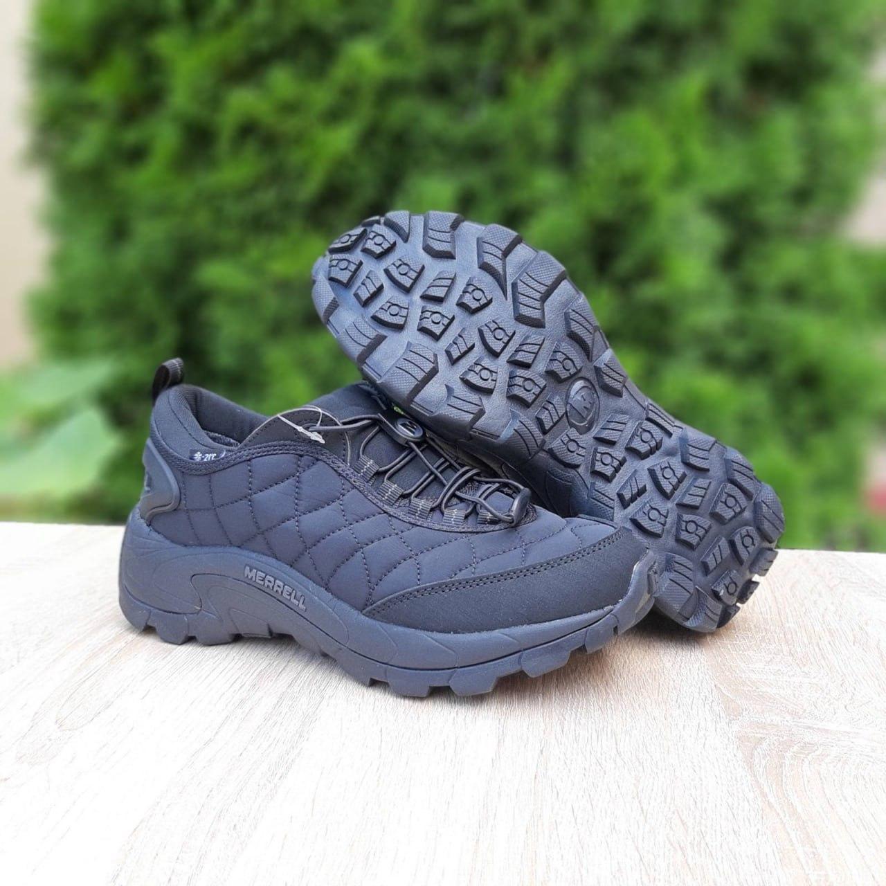 Чоловічі зимові кросівки Merrell ICE Cup MOC (чорні) термо кроси з водовідштовхувальним верхом О3957 vkross