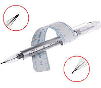 Маркер хірургічний стерильний для розмітки (0.5 мм+1мм) +лінійка, Purpel