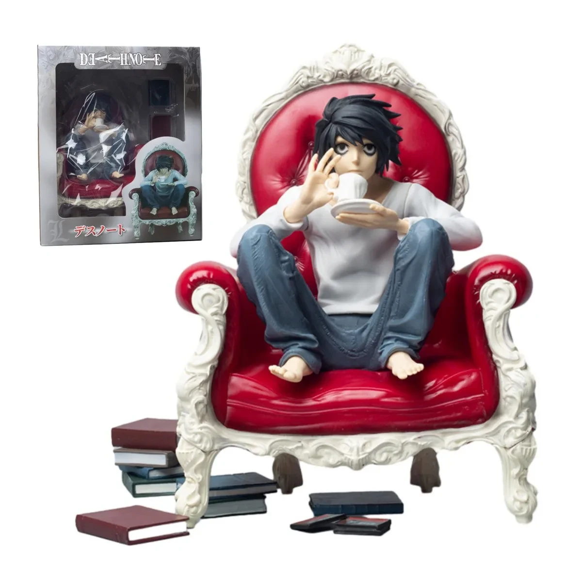 Колекційна фігурка Death Note L Эл Лоулайт Тетрадь смерти 24 см