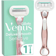 Бритва Gillette Venus Extra Smooth Sensitive RoseGold з 1 змінним картриджем (7702018517886)