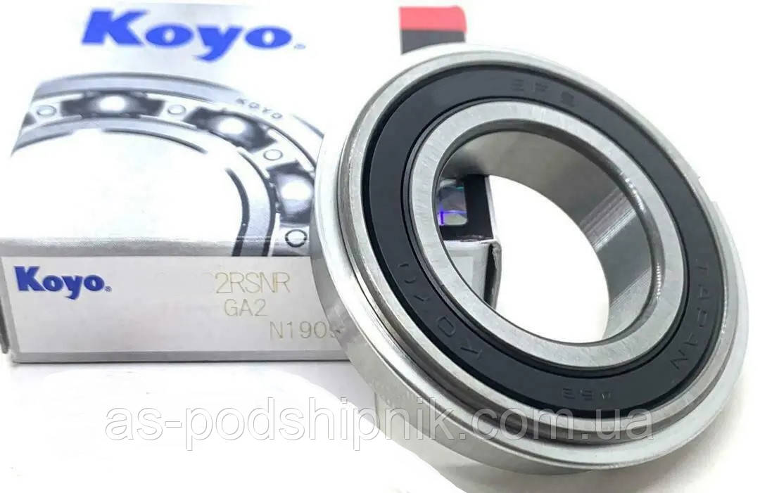 Підшипник 6304 2RS NR KOYO, фото 1