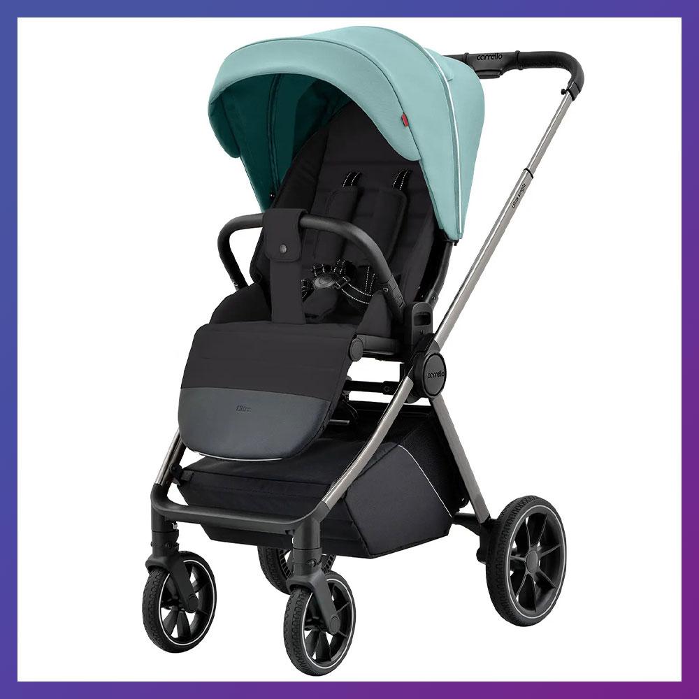 Дитяча прогулянкова коляска — книжка з регульованою спинкою CARRELLO Ultra CRL-5525 Avocado Green Зелений, фото 1