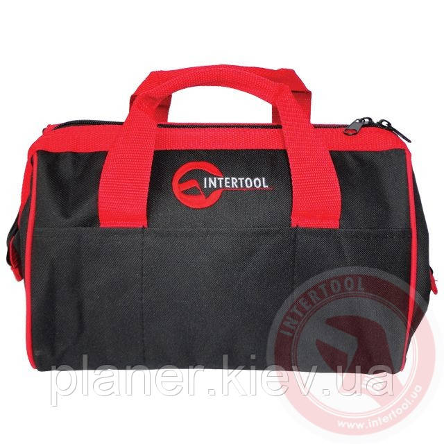 Сумка для інструментів, 14 кишень 315 мм x 215 мм x 255 мм INTERTOOL BX-9001, фото 1