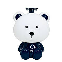Нічник дитячий "Ведмідь" мережевий, живлення від USB синій, ТМ MEGAZayka