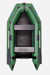 Човен пвх надувний моторний двомісний ΩMega 270M DE зелений