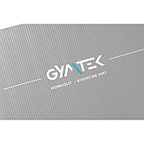 Килимок (мат) для йоги та фітнесу Gymtek NBR 1,5 см сірий, фото 4