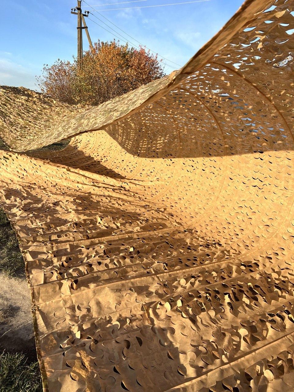 Маскувальна сітка 6х10м для автомобіля, пікапа, позашляховика та техніки. Сітка маскувальна Мультикам №2, фото 1