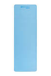 Килимок для фітнесу Hop-Sport TPE 0,6 см HS-T006GM синьо-блакитний, фото 9
