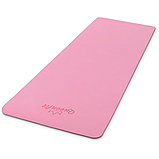 Килимок (мат) для фітнесу та йоги Queenfit Premium ТРЕ 0,6 см рожево-фіолетовий, фото 2