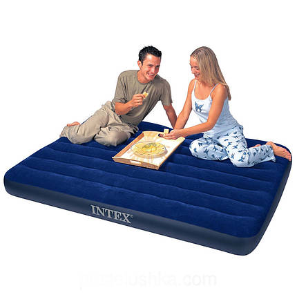 Матрац надувний Intex Classic Downy Airbeds 68758 (191х137х22см) , фото 2