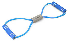 Еспандер гумовий із ручками Hop-Sport HS-L042YG синій