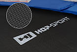 Батут Hop-Sport 12ft (366cm) чорно-синій із внутрішньою сіткою, фото 7