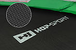 Батут Hop-Sport 12ft (366cm) чорно-зелений із внутрішньою сіткою, фото 4